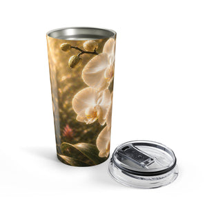 20oz Insulated Tumbler — Sunlit Pearl Orchid Drinkware