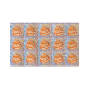 Microfiber Coffee/Tea Towel — Disco Orange Scallop