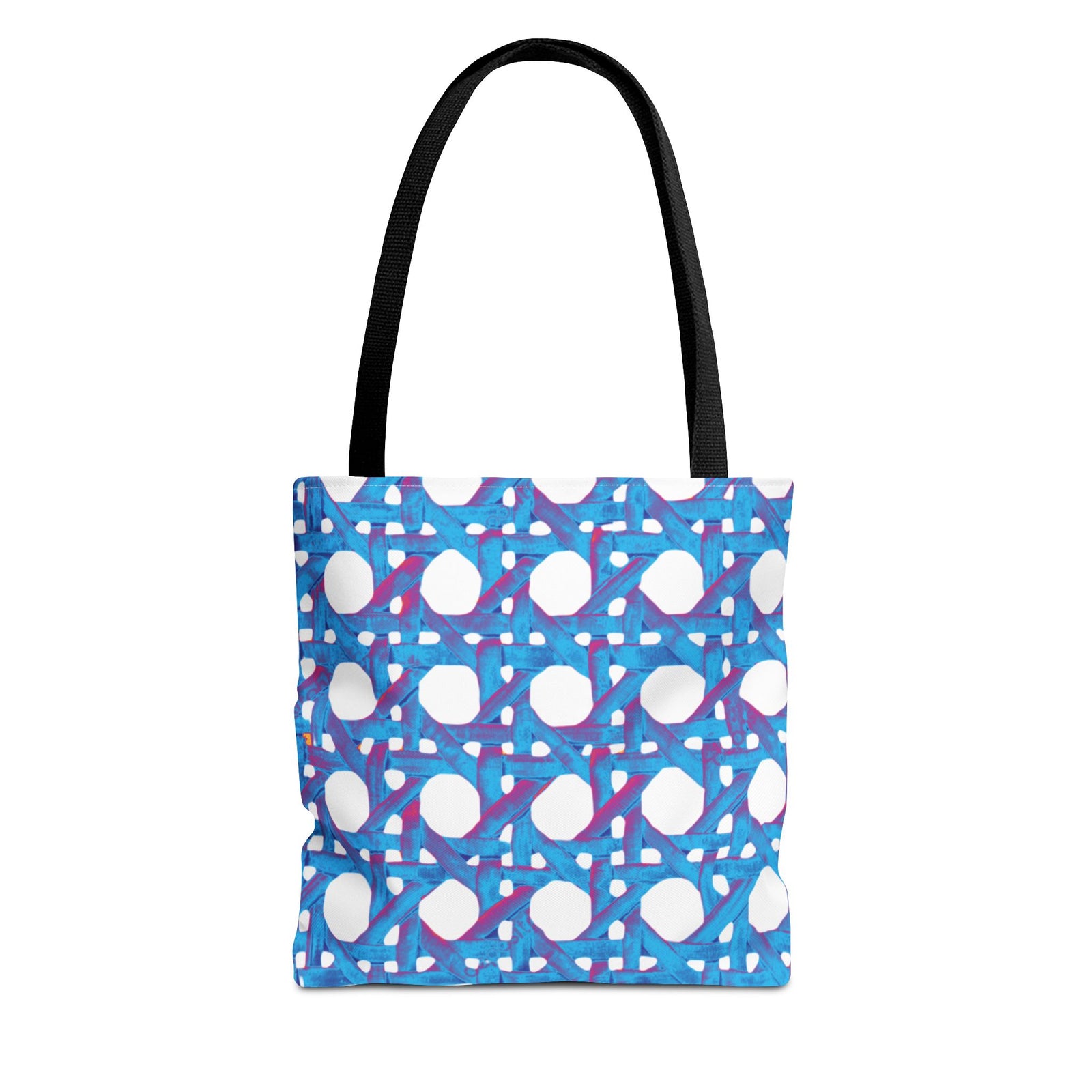 Beach Chair Wicker/Turquoise Tote Bag - 3 Sizes