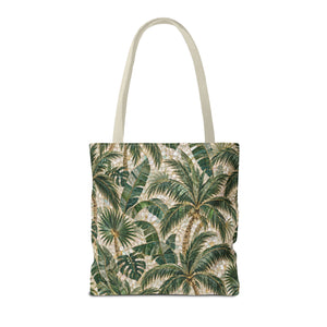 Tropical Palms MosaicTote Bag – Vintage Beach Market Bag