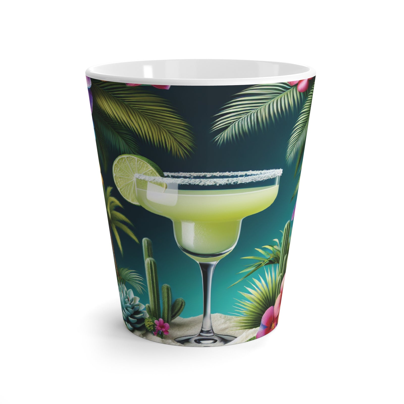 Latte White Mug - Tropical Margarita