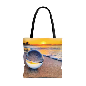 Sunset Beach Crystal Ball Tote