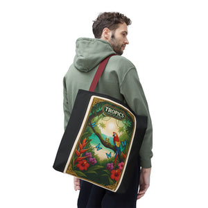 Tote Bag — Parrot Friends at Seashore, TLC Logo
