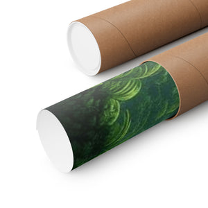 Tropics Lifestyle Coffee Poster — Rainforest Mist Matte Vertical Print