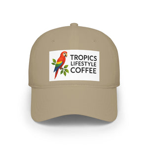 Tropics Lifestyle Coffee Cap — Parrot Logo Baseball Hat