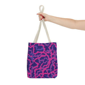 Coral Threads/Heatwave Tote Bag - 3 Sizes
