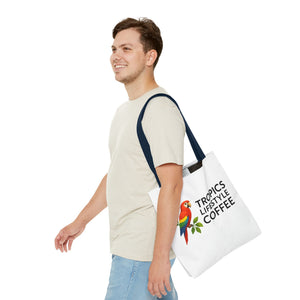 Tote Bag — Tropics Lifestyle Coffee Parrot Logo Tote