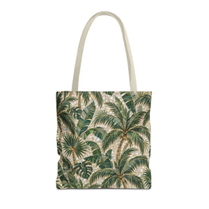 Tropical Palms MosaicTote Bag – Vintage Beach Market Bag