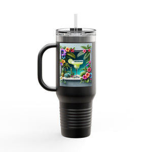 Insulated Travel Mug, 40oz / Tropical Margarita - Perfect for Outdoor Adventures