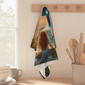 Microfiber Coffee/Tea Towel — UFOs & 3 Marmaids