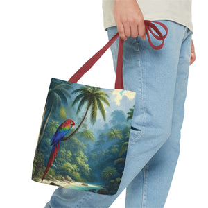 Sleeping Beauty Parrot Tote Bag - 3 Sizes