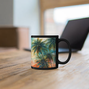 Patriotic Coffee Mug ~ Tropical Statue of Liberty, 2 Sizes