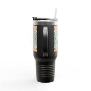 Kaleido Bay Insulated Travel Mug - 40oz - Perfect for Outdoor Adventures