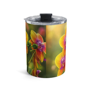 10oz Floral Tumbler — Fiesta Orchid Insulated Cup