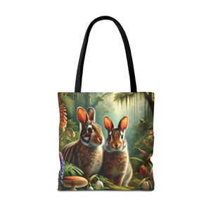 Tropical Sumatran Rabbits Tote Bag - 3 Sizes