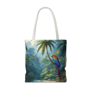 Sleeping Beauty Parrot Tote Bag - 3 Sizes