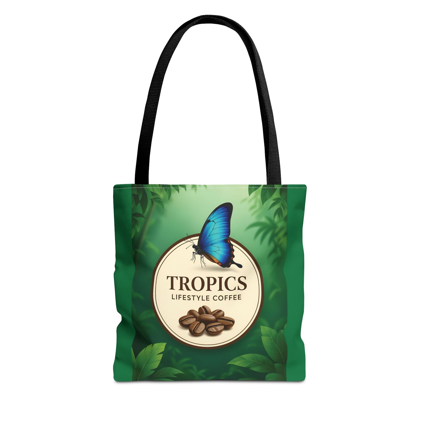 Branded Coffee Butterfly Tote Bag - 3 Sizes