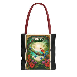 Tote Bag — Parrot Friends at Seashore, TLC Logo