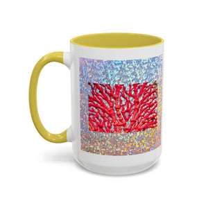 Colorful Mugs (11oz, 15oz), Disco Coral Reef