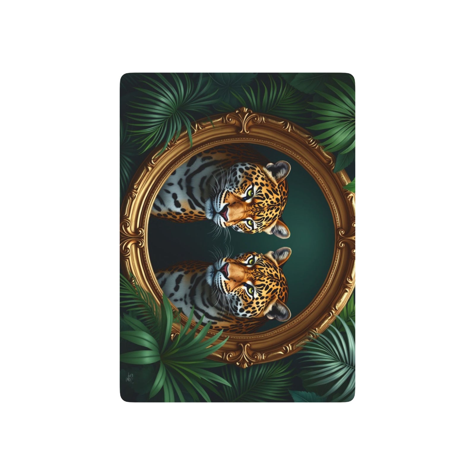 Poker Playing Cards - Framed Jaguars