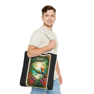Tote Bag — Parrot Friends at Seashore, TLC Logo