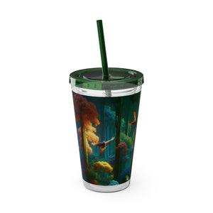 Tropical Tumbler with Straw | 16 oz: Flight School