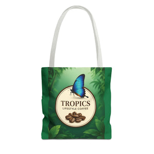Branded Coffee Butterfly Tote Bag - 3 Sizes