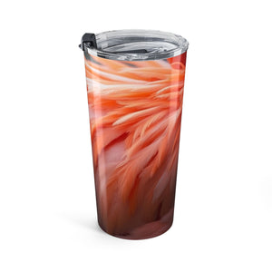20oz Tumbler ~ Flamingo Feathers Insulated Travel Cup