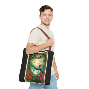 Tote Bag — Parrot Friends at Seashore, TLC Logo