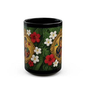 Religious Black Coffee Mug - Our Lady of Perpetual Help
