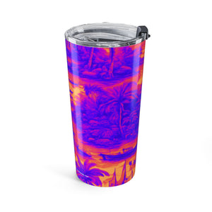 Tumbler 20oz - Crazy Cool Tropical Toile