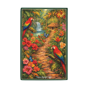 Coffee & Tea Kitchen Towel — Rainforest Garden Path