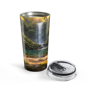 20oz Tumbler — Secret Rainforest Waterfall Travel Cup