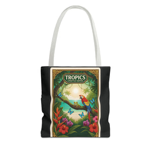 Tote Bag — Parrot Friends at Seashore, TLC Logo