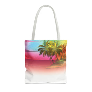 Watercolor Sunset Tote Bag - 3 Sizes