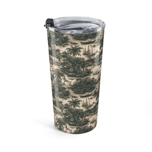 20oz Tumbler — Evergreen Travel Toile Travel Cup