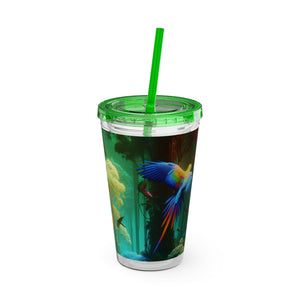 Tropical Tumbler with Straw | 16 oz: Flight School