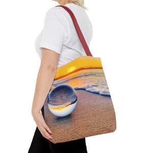 Sunset Beach Crystal Ball Tote