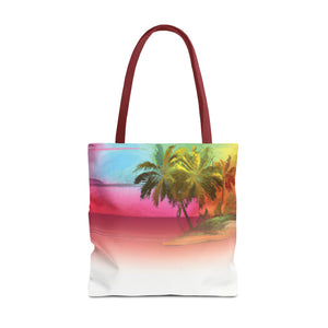 Watercolor Sunset Tote Bag - 3 Sizes
