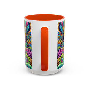 Accent Color Coffee Mug, Many Colors - 11oz & 15oz / Rainforest Music