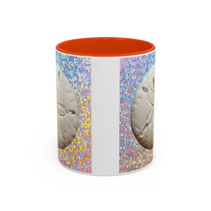 Colorful Mugs (11oz, 15oz), Disco Sand Dollar