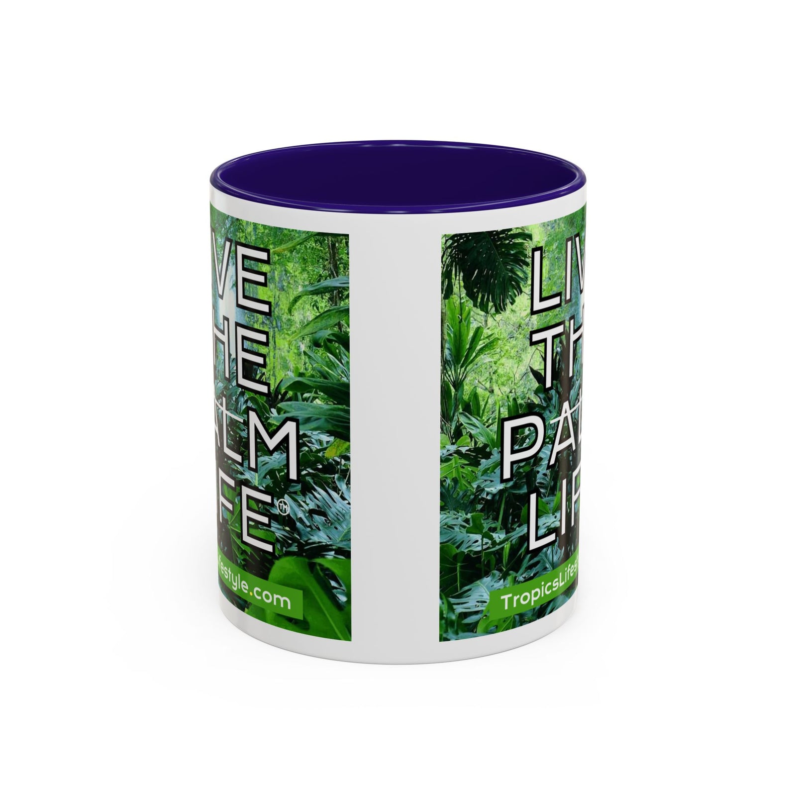Colorful Mugs (11oz, 15oz), Live the Palm Life