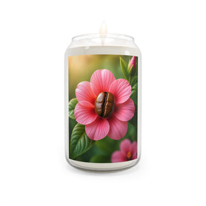 Coffee Bean Flower Scented Soy Candle — 13.75 oz Aromatherapy Candle