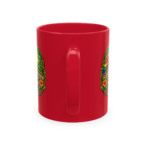 Tropical Parrot Coffee Mug — "Island Ambassador" Ceramic Cup
