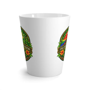 Island Ambassador Latte Mug — Tropical Parrot Coffee Cup
