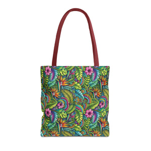 Rainforest Blooms Tote Bag - 3 Sizes