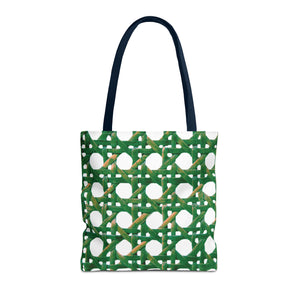 Beach Chair Wicker/Green Tote Bag - 3 Sizes