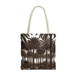 Woodcut Palms Tote Bag - 3 Sizes