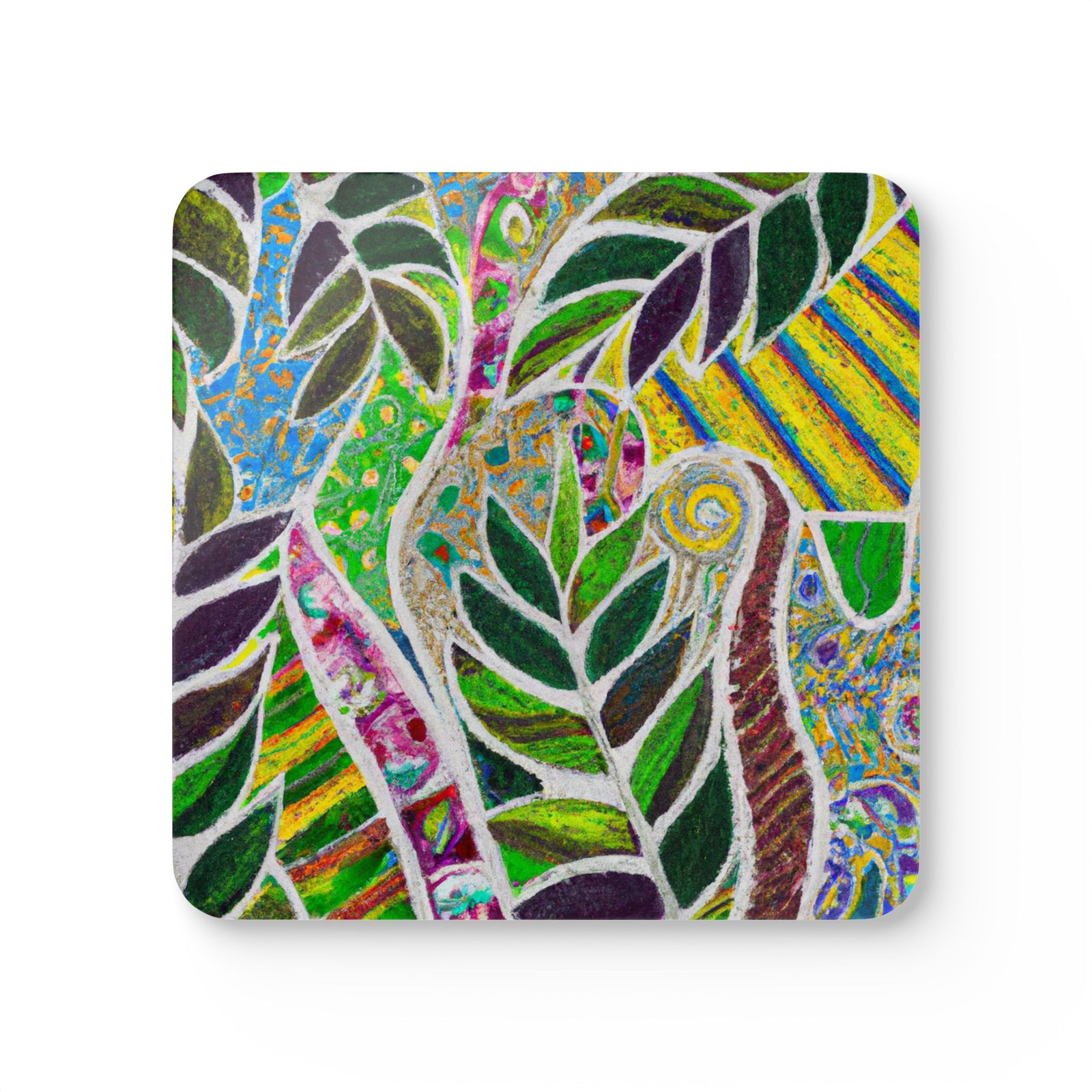 Coaster Set/4 - Amazon Whimsy