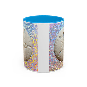 Colorful Mugs (11oz, 15oz), Disco Sand Dollar